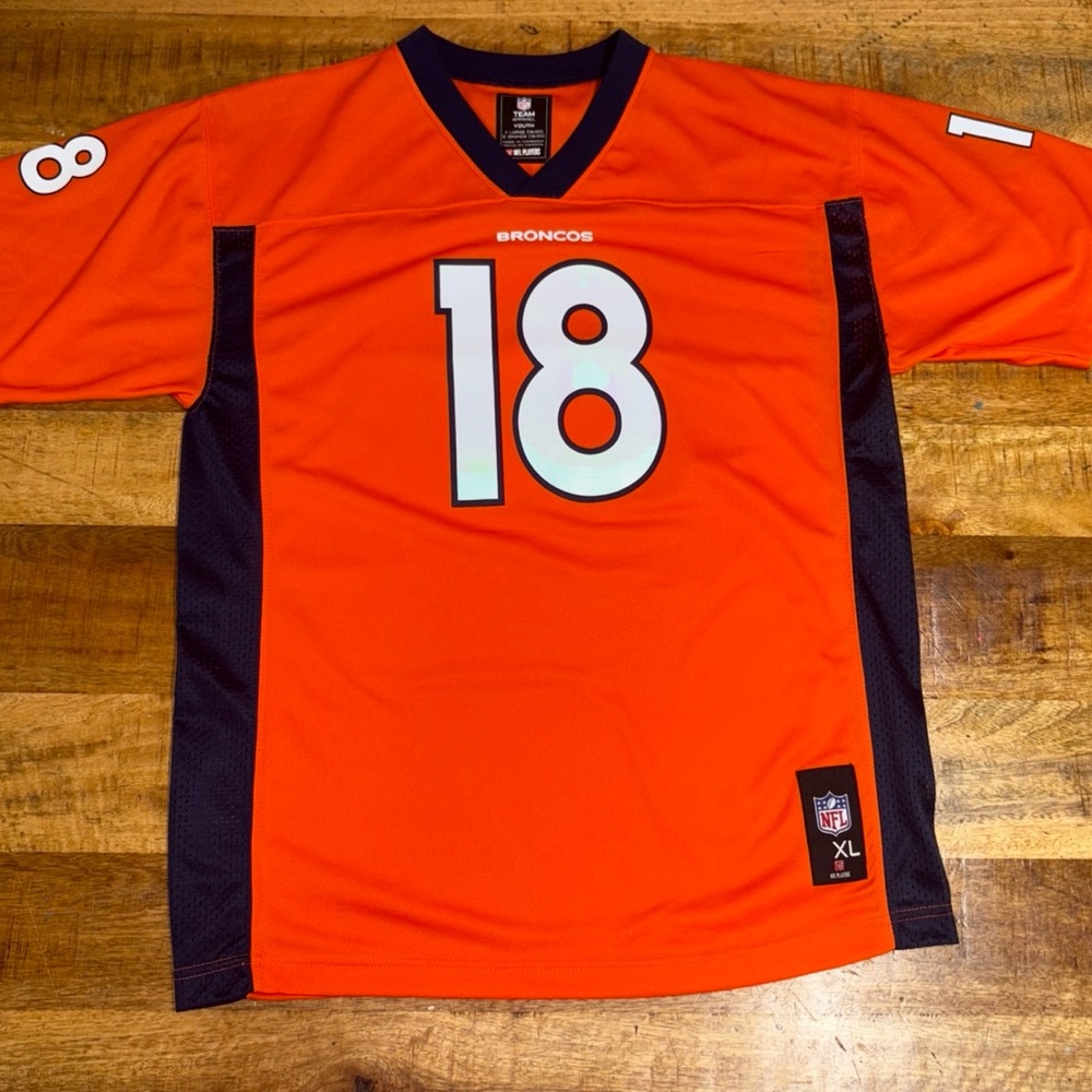 Denver Broncos Peyton Manning Jersey NFL Team Apparel XL Youth 18/20